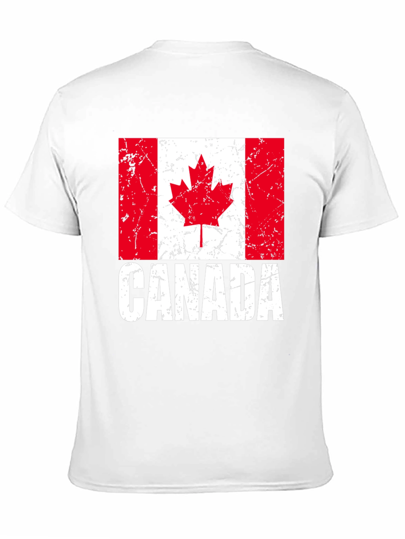 Canada Flag T-Shirt - Distressed Graphic Tee