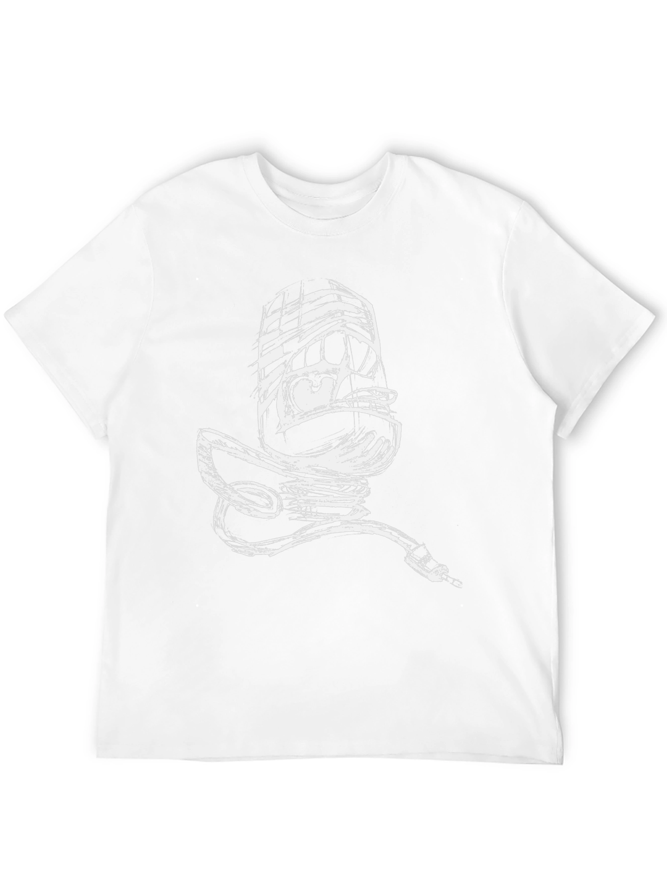 Sketchy Microphone Black Tee