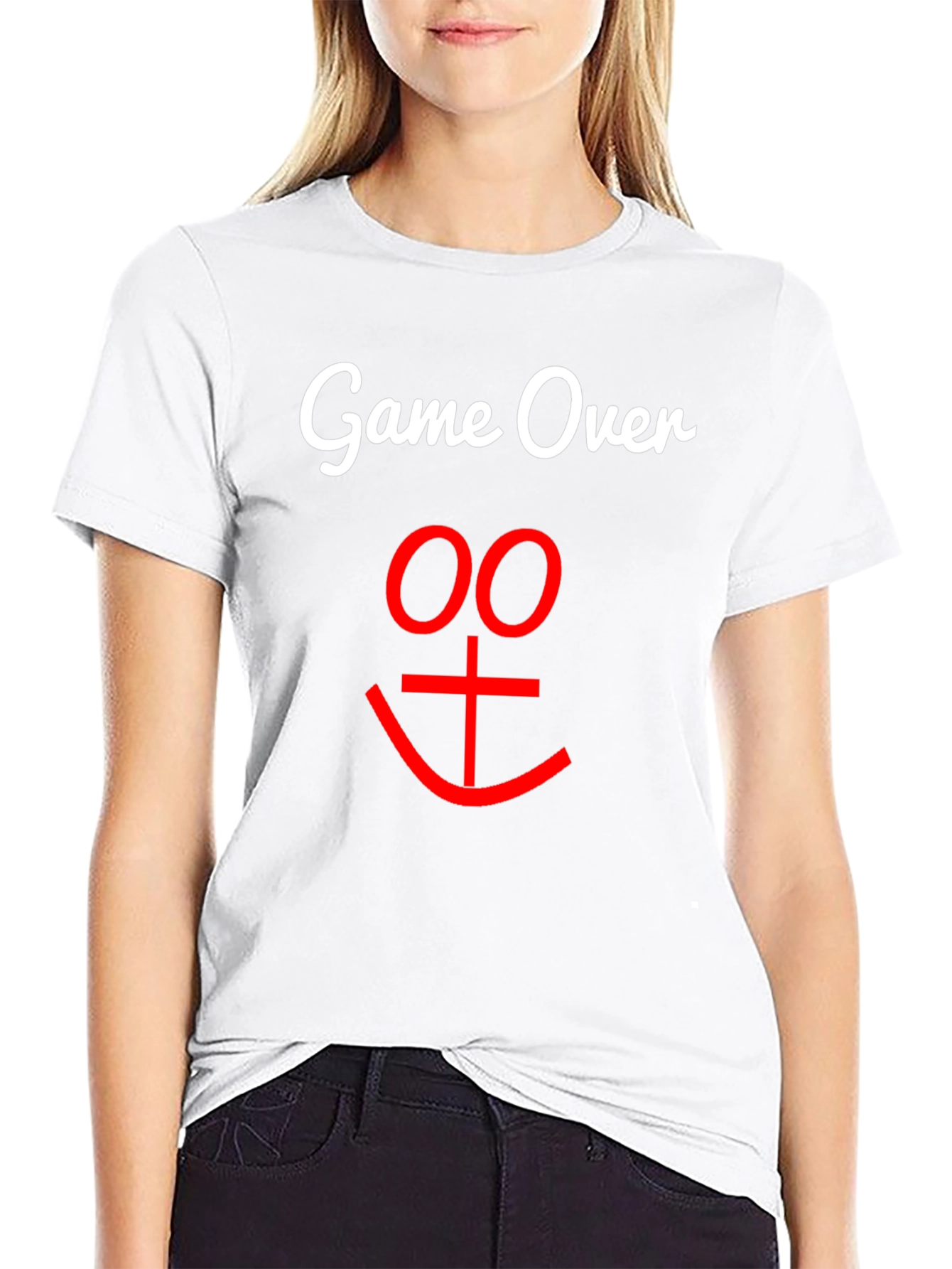 Game Over Graphic Black T-Shirt