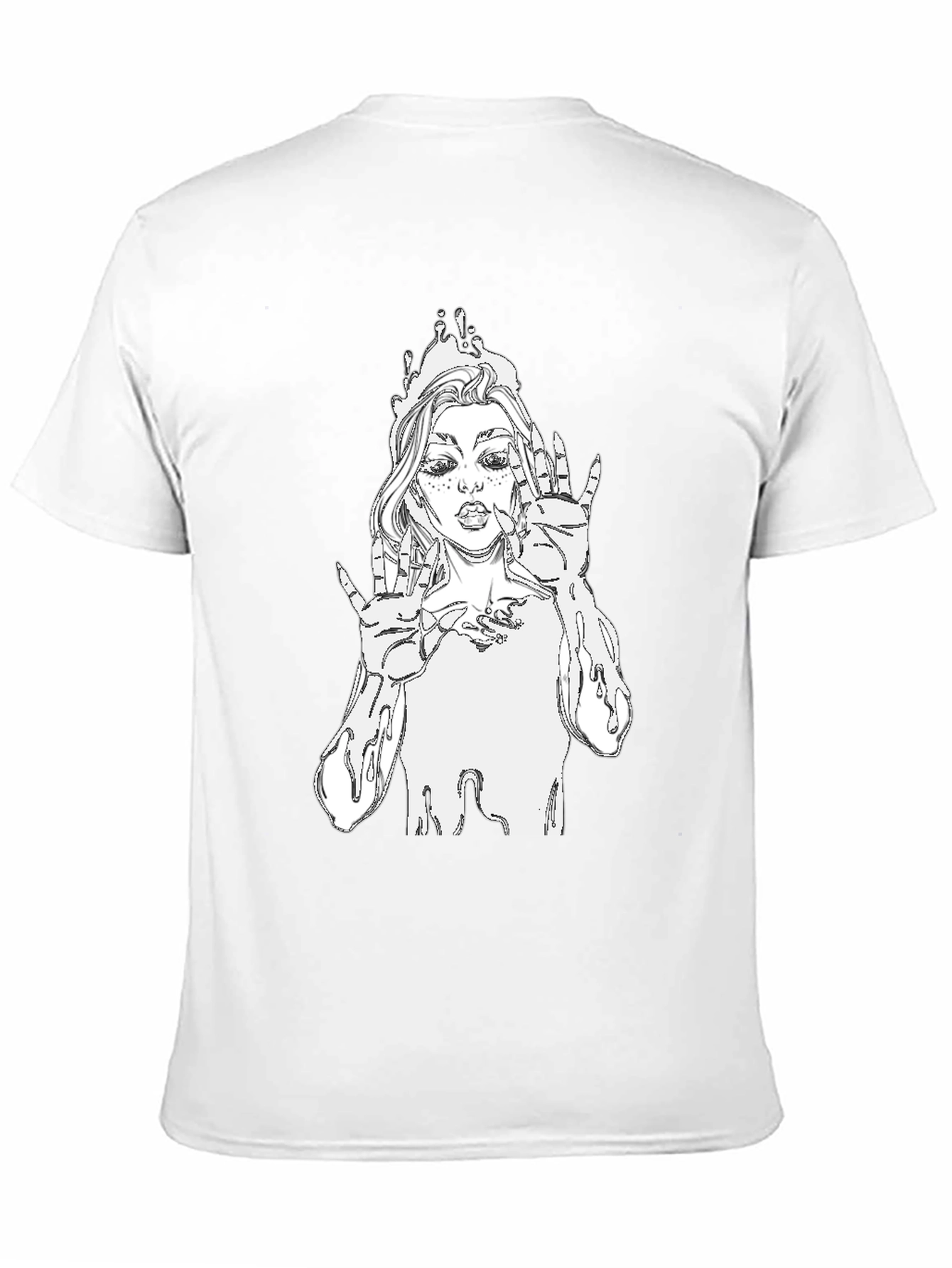 Unique Graphic Tee - Stylish Black Cotton T-Shirt