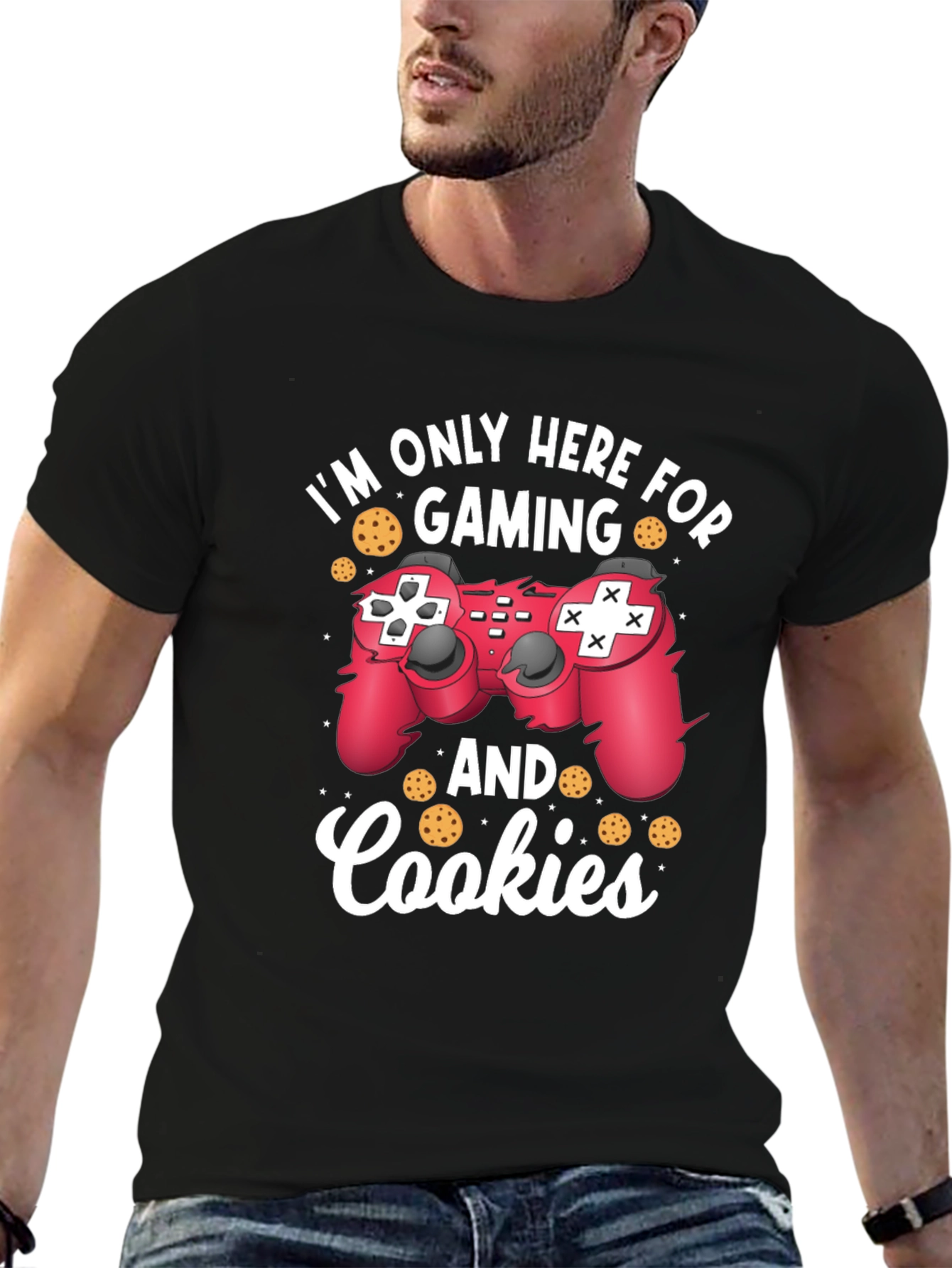 Gaming and Cookies T-Shirt - Gamer Tee
