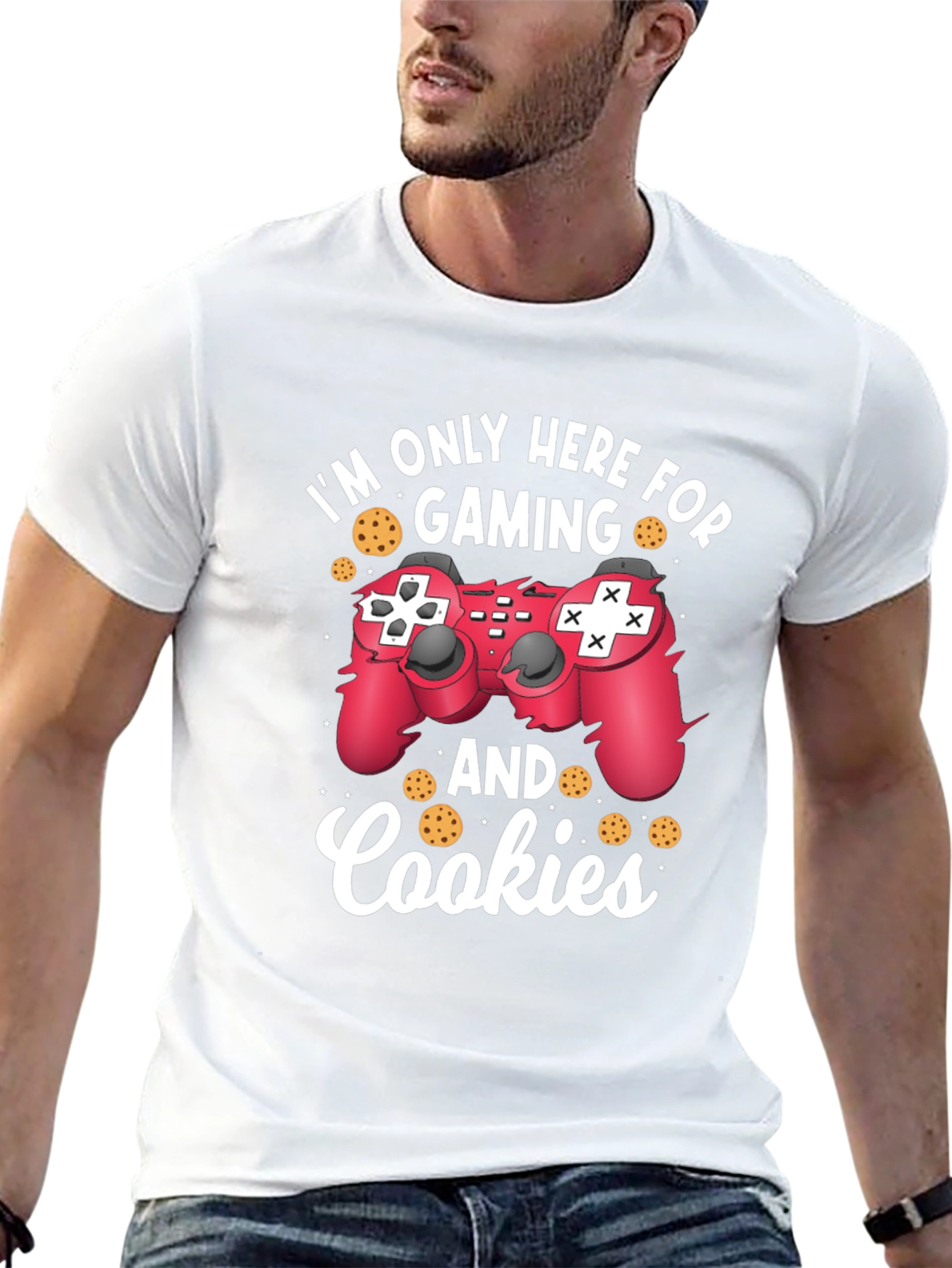 Gaming and Cookies T-Shirt - Gamer Tee