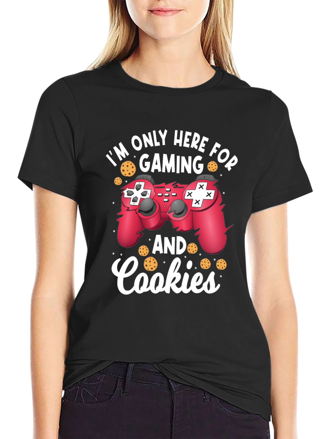 Gaming and Cookies T-Shirt - Gamer Tee