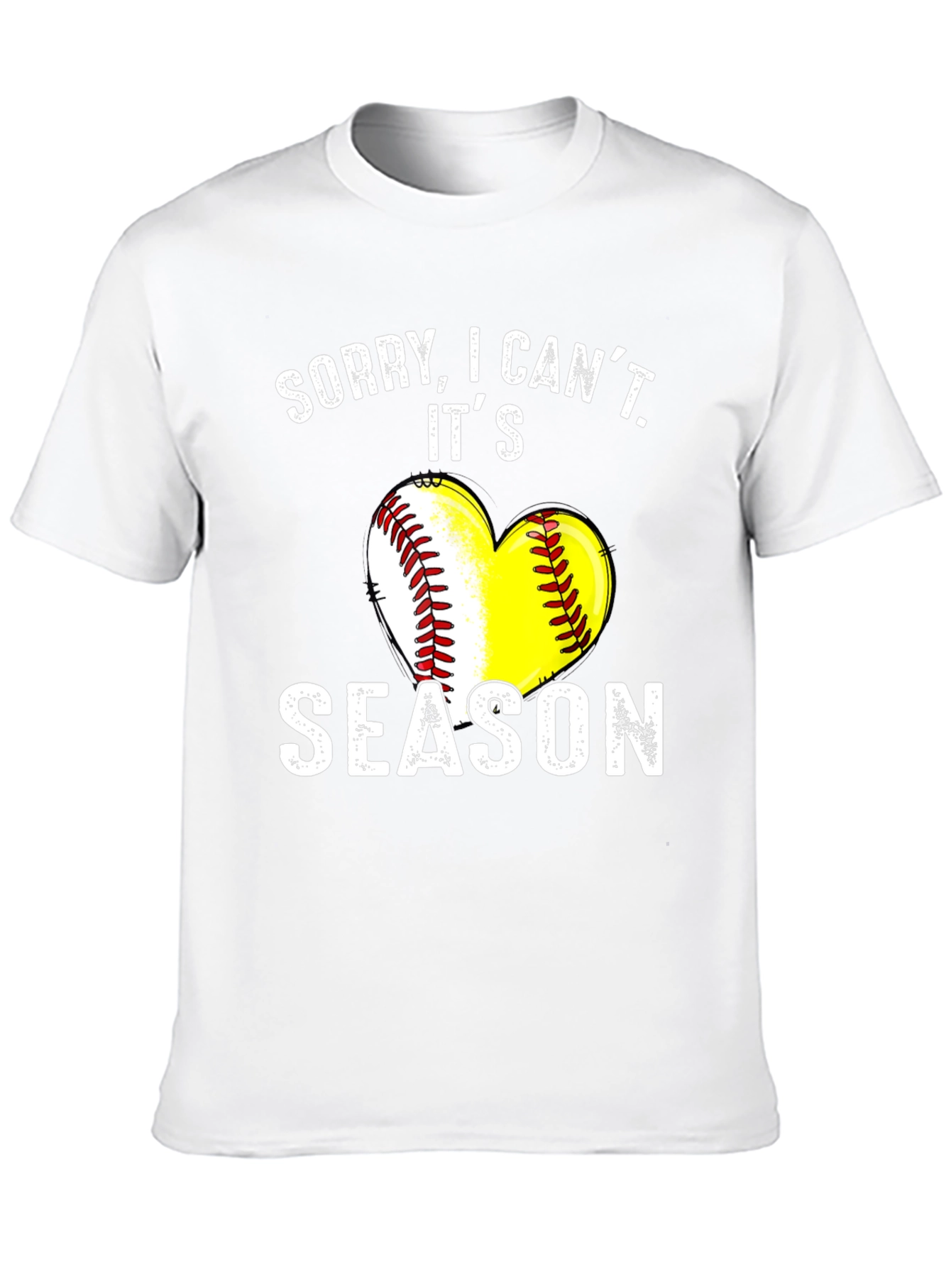 Sorry I Cant Its Season T-Shirt - Baseball/Softball
