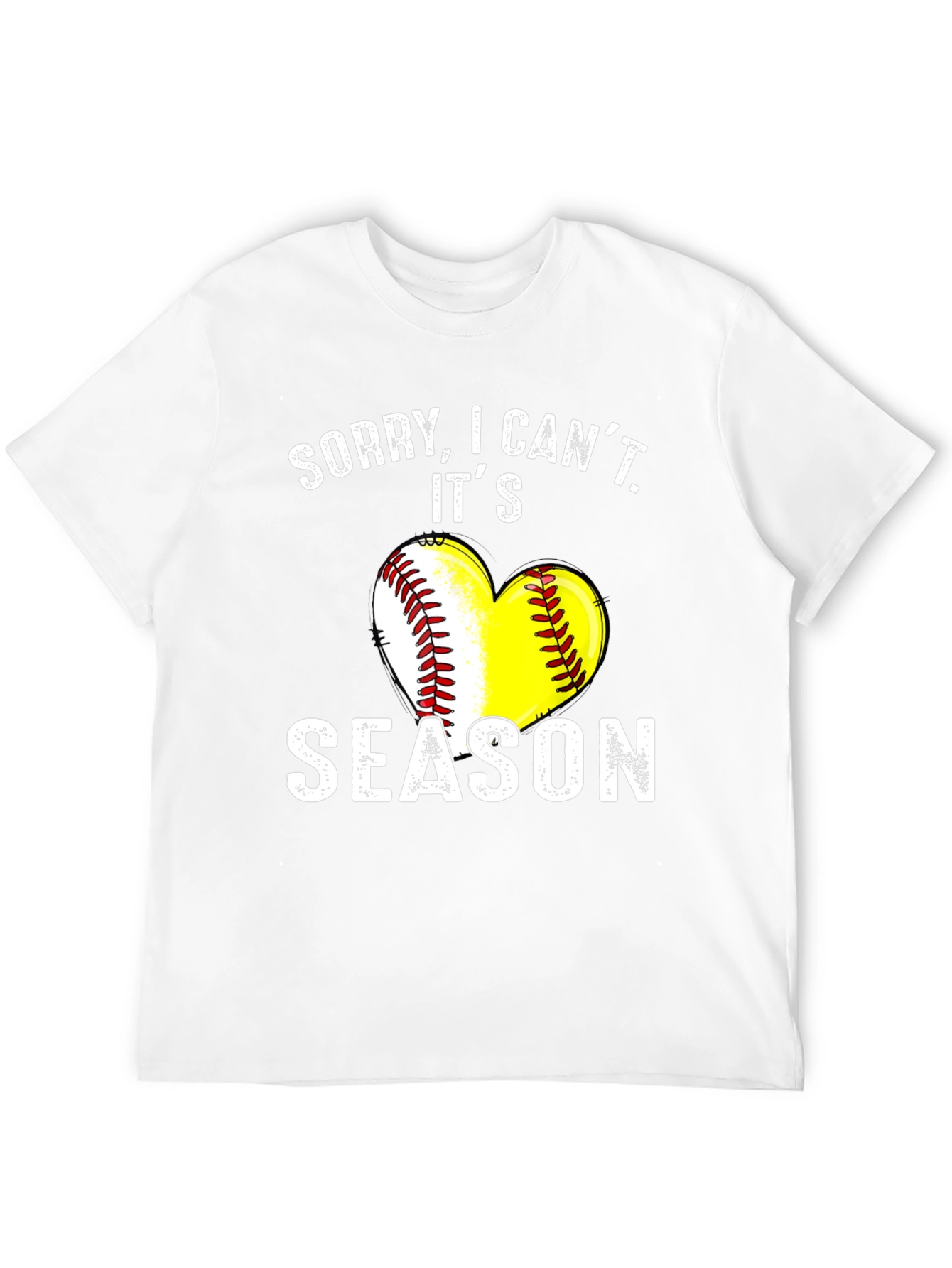 Sorry I Cant Its Season T-Shirt - Baseball/Softball