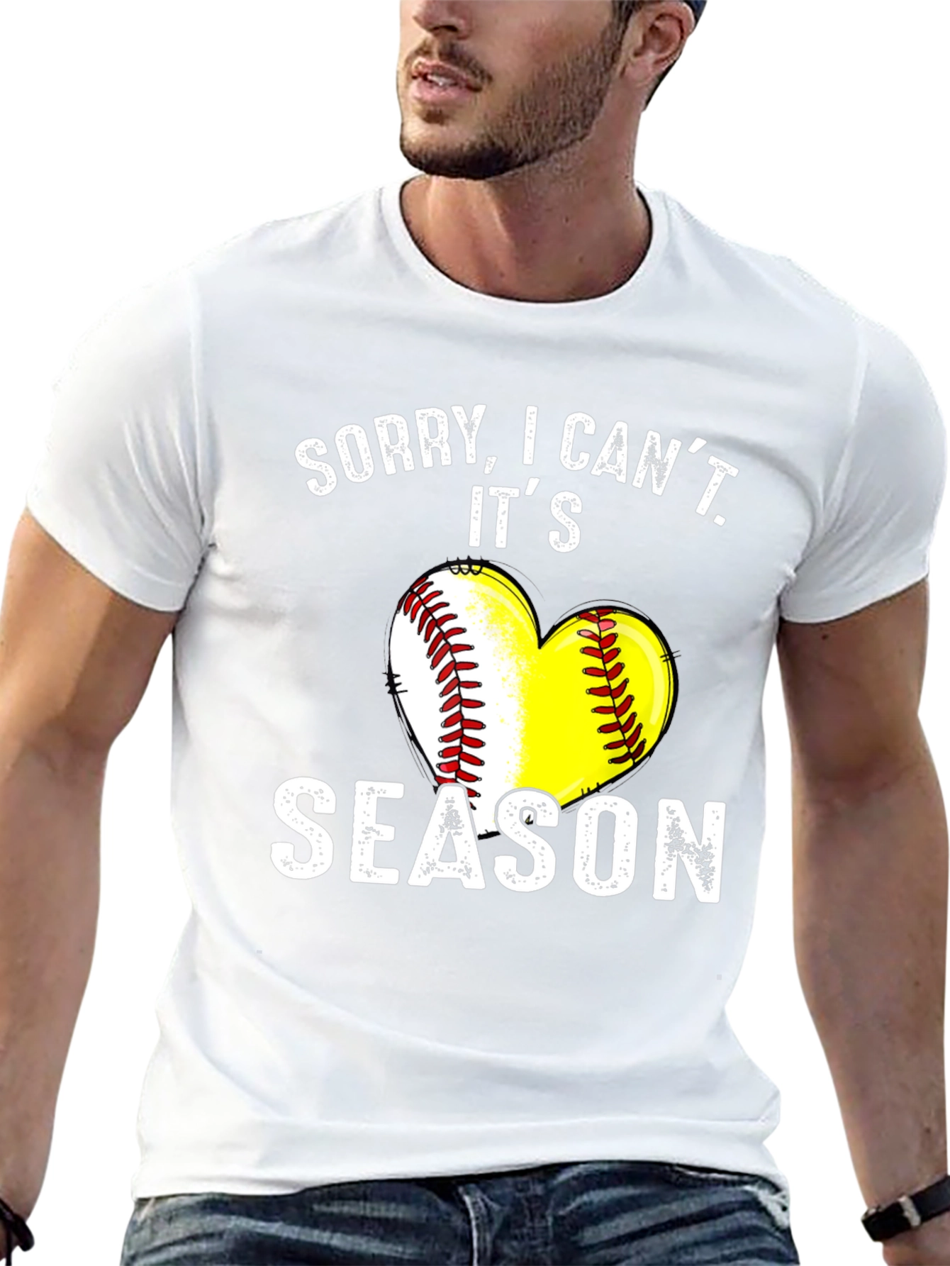 Sorry I Cant Its Season T-Shirt - Baseball/Softball
