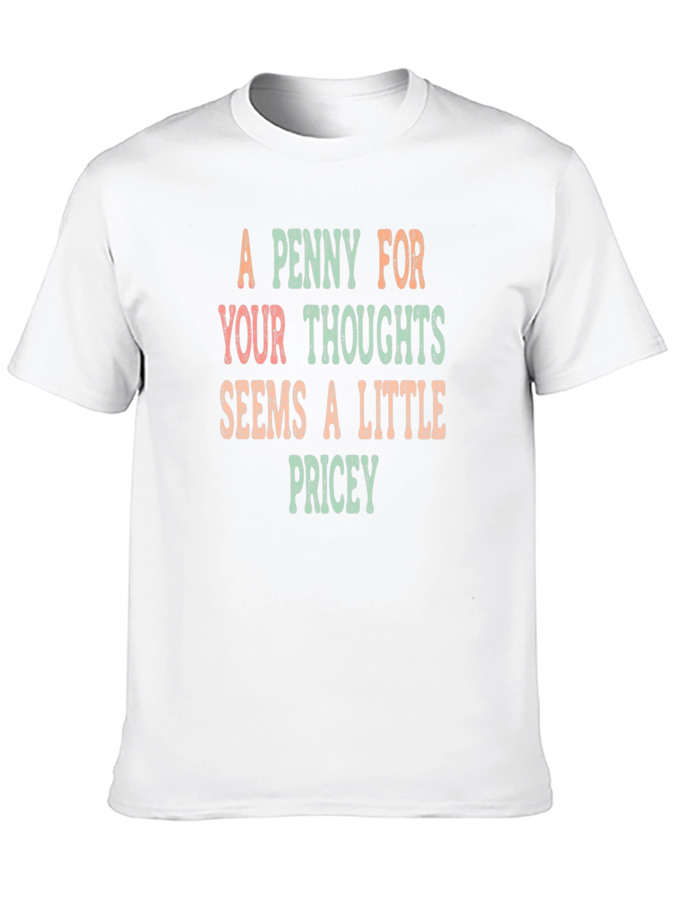 Penny for Your Thoughts Black Graphic Tee