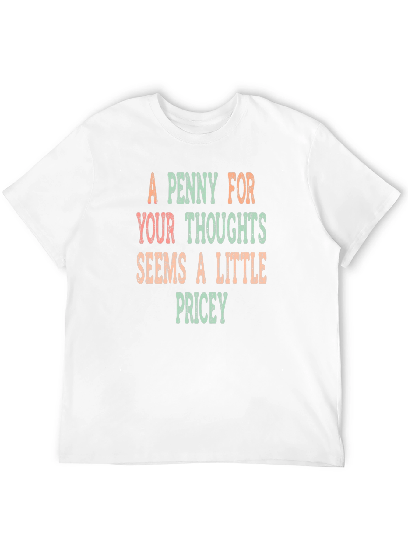 Penny for Your Thoughts Black Graphic Tee