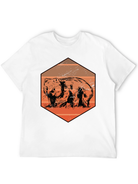Wombat Graphic Tee - Unique Animal Design