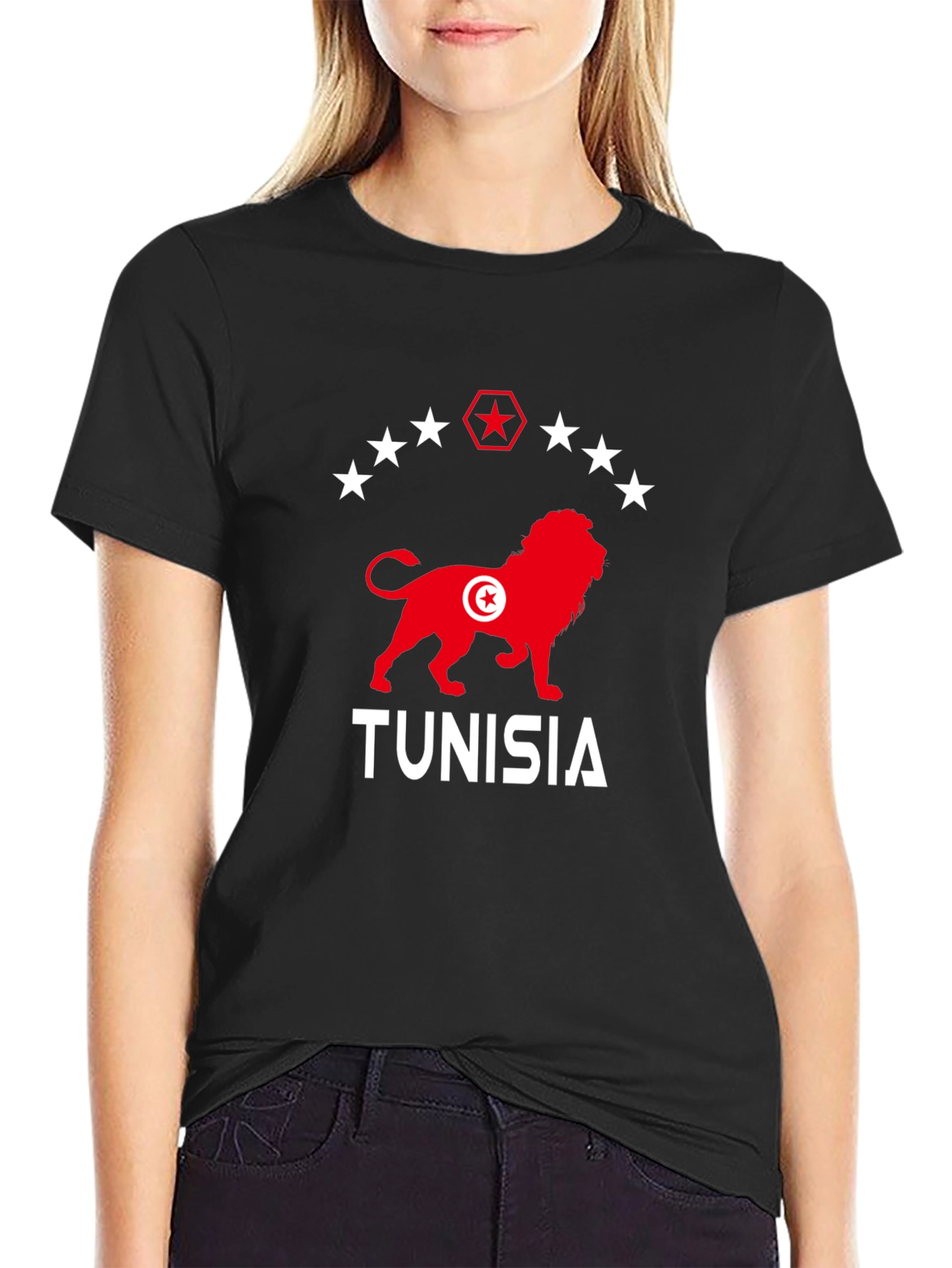 Tunisia Lion Graphic T-Shirt