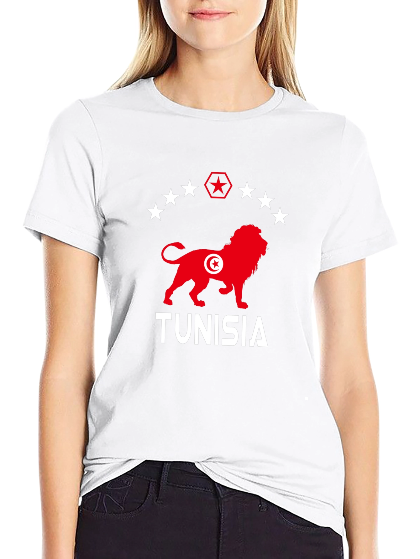 Tunisia Lion Graphic T-Shirt