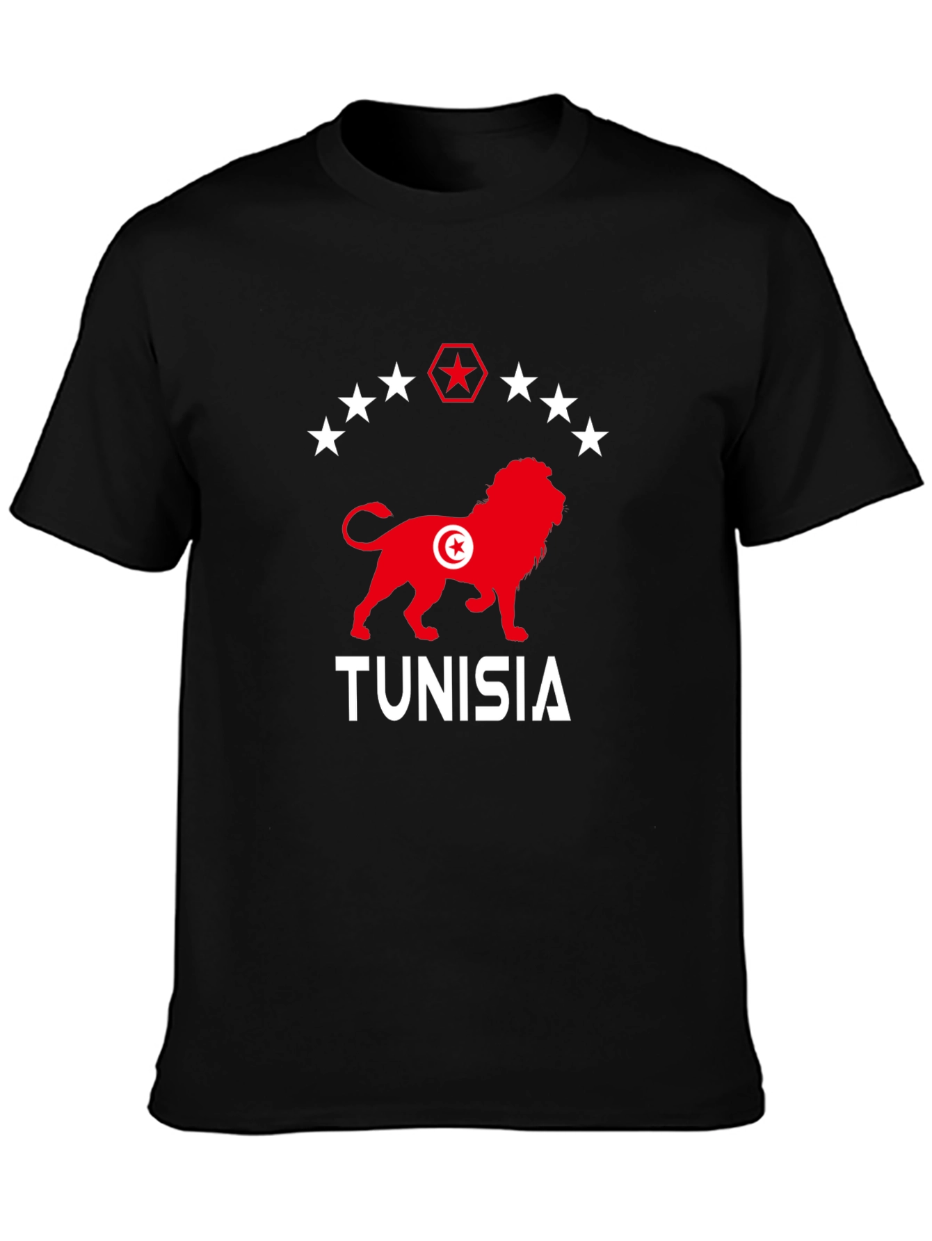 Tunisia Lion Graphic T-Shirt