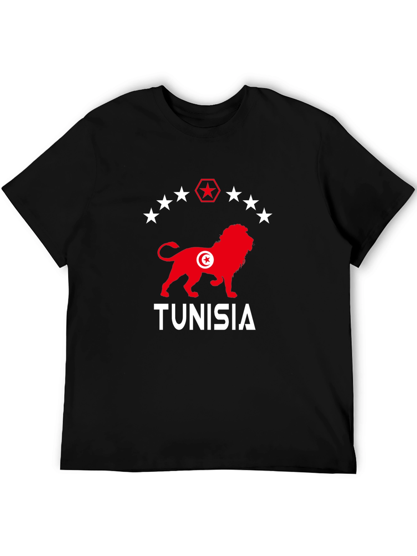 Tunisia Lion Graphic T-Shirt