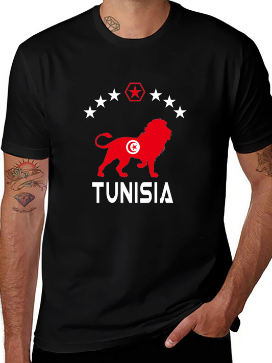 Tunisia Lion Graphic T-Shirt