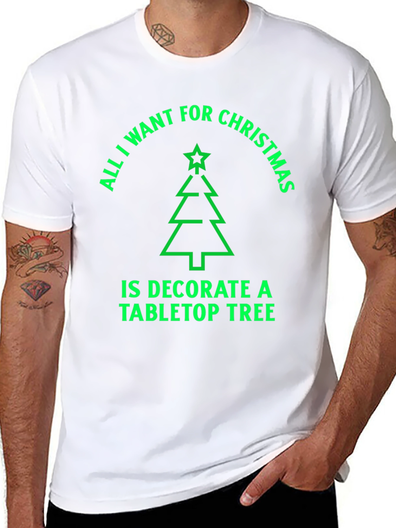Christmas Tabletop Tree T-Shirt