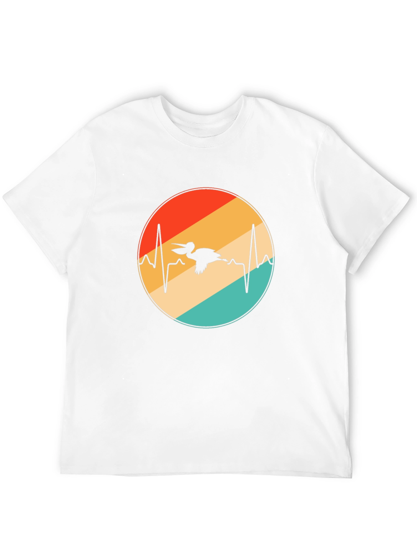 Pelican Heartbeat Retro Graphic Tee