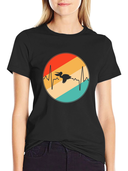 Pelican Heartbeat Retro Graphic Tee