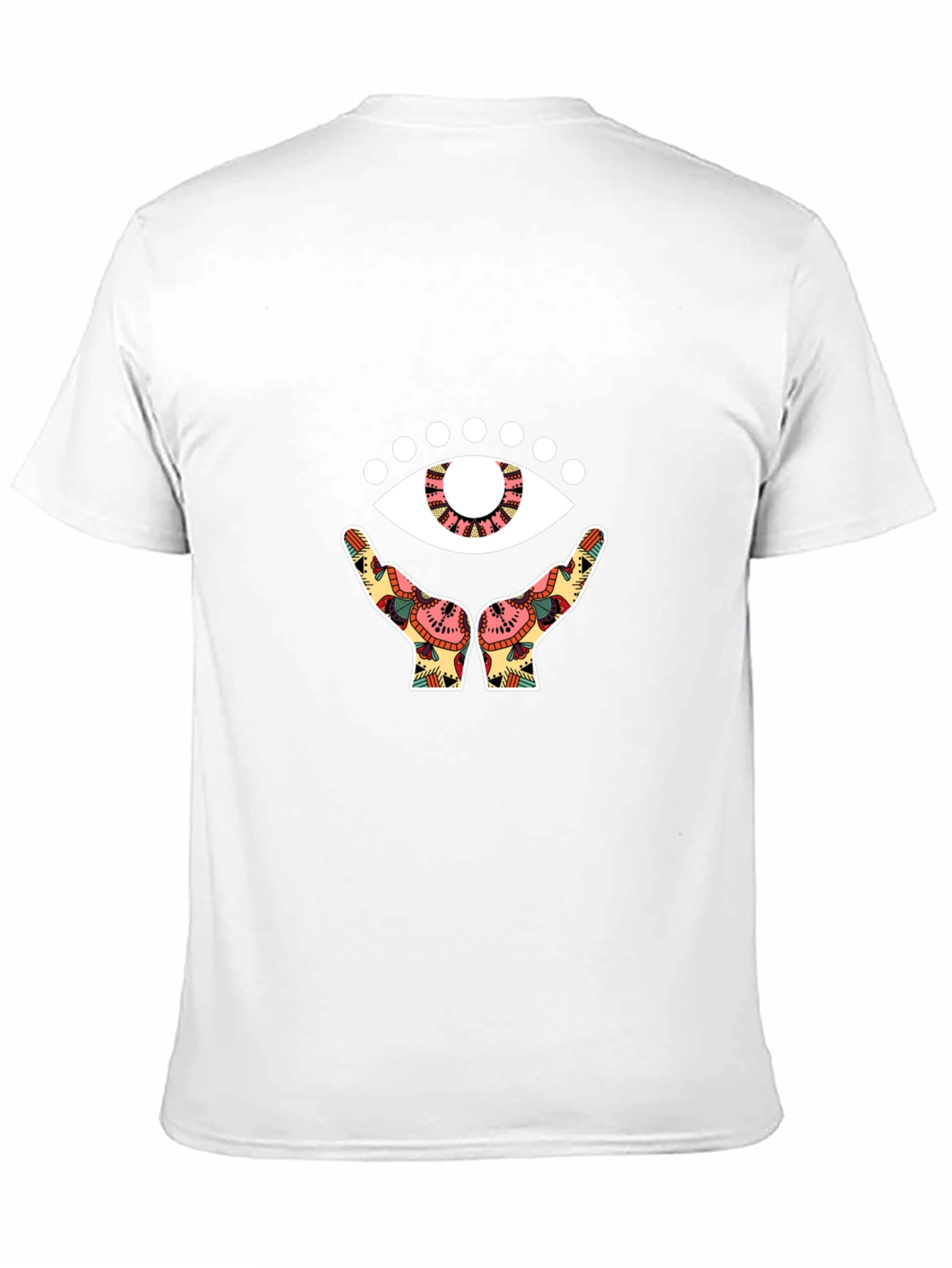 Mystic Eye Graphic Tee - Black Cotton Comfort