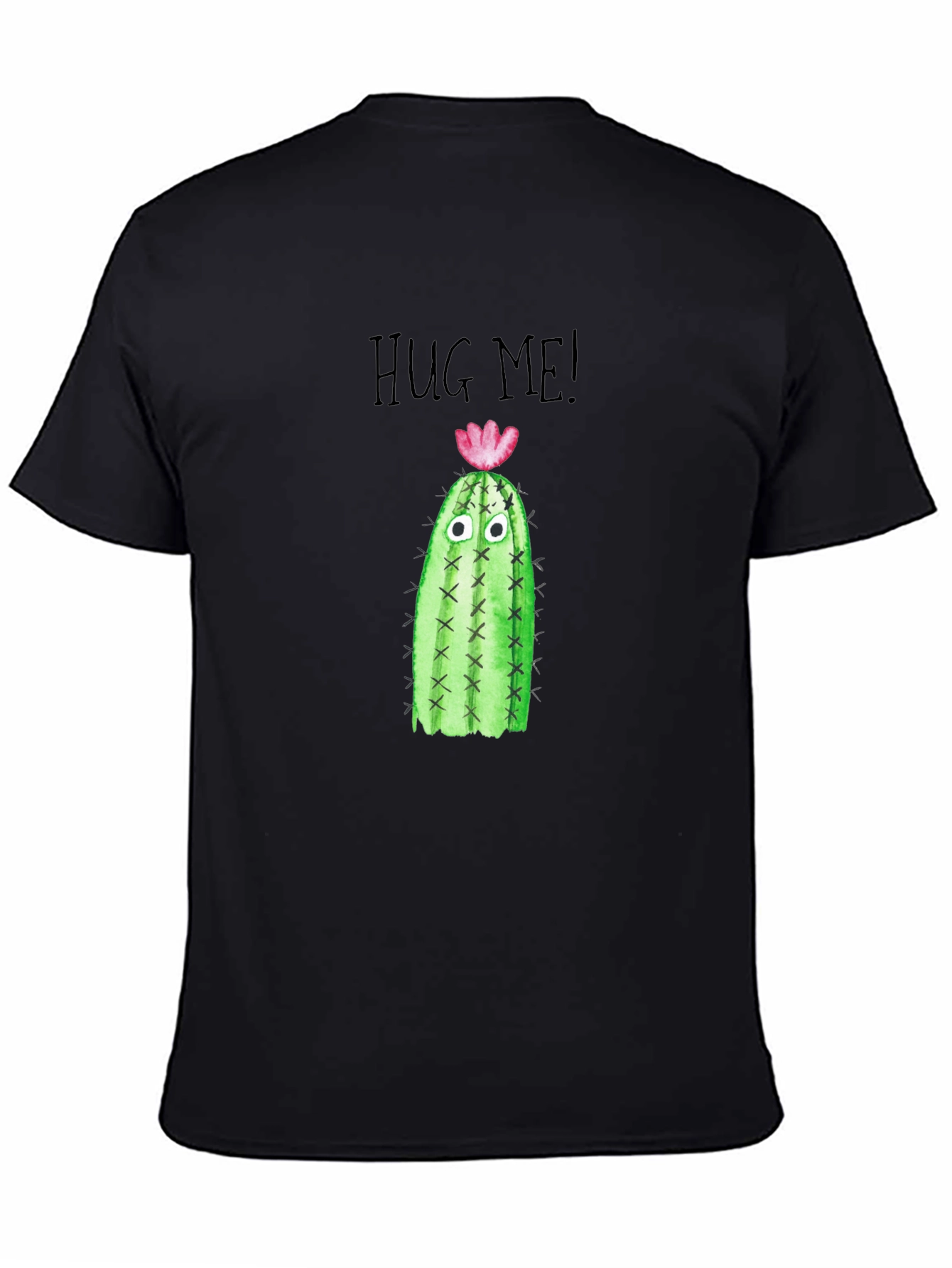 Hug Me Cactus Tee - Quirky Graphic T-Shirt