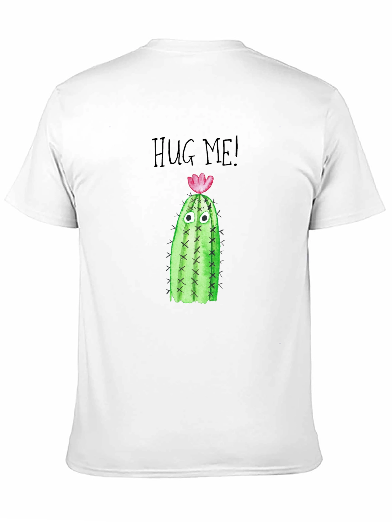 Hug Me Cactus Tee - Quirky Graphic T-Shirt