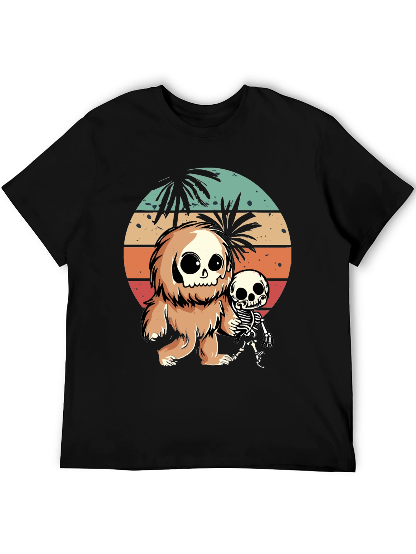 Bigfoot & Skeleton Tee: Beach Vibes