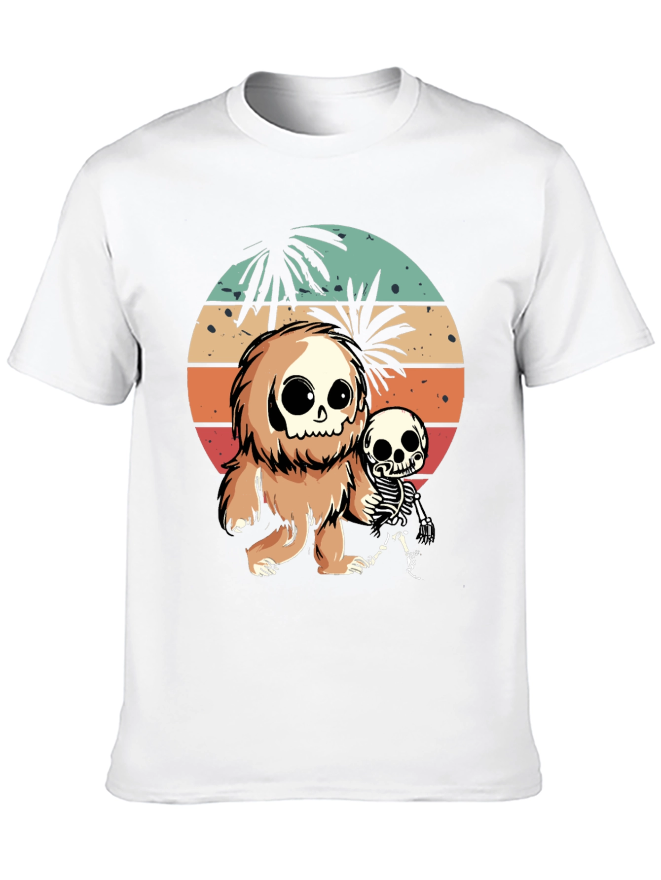 Bigfoot & Skeleton Tee: Beach Vibes