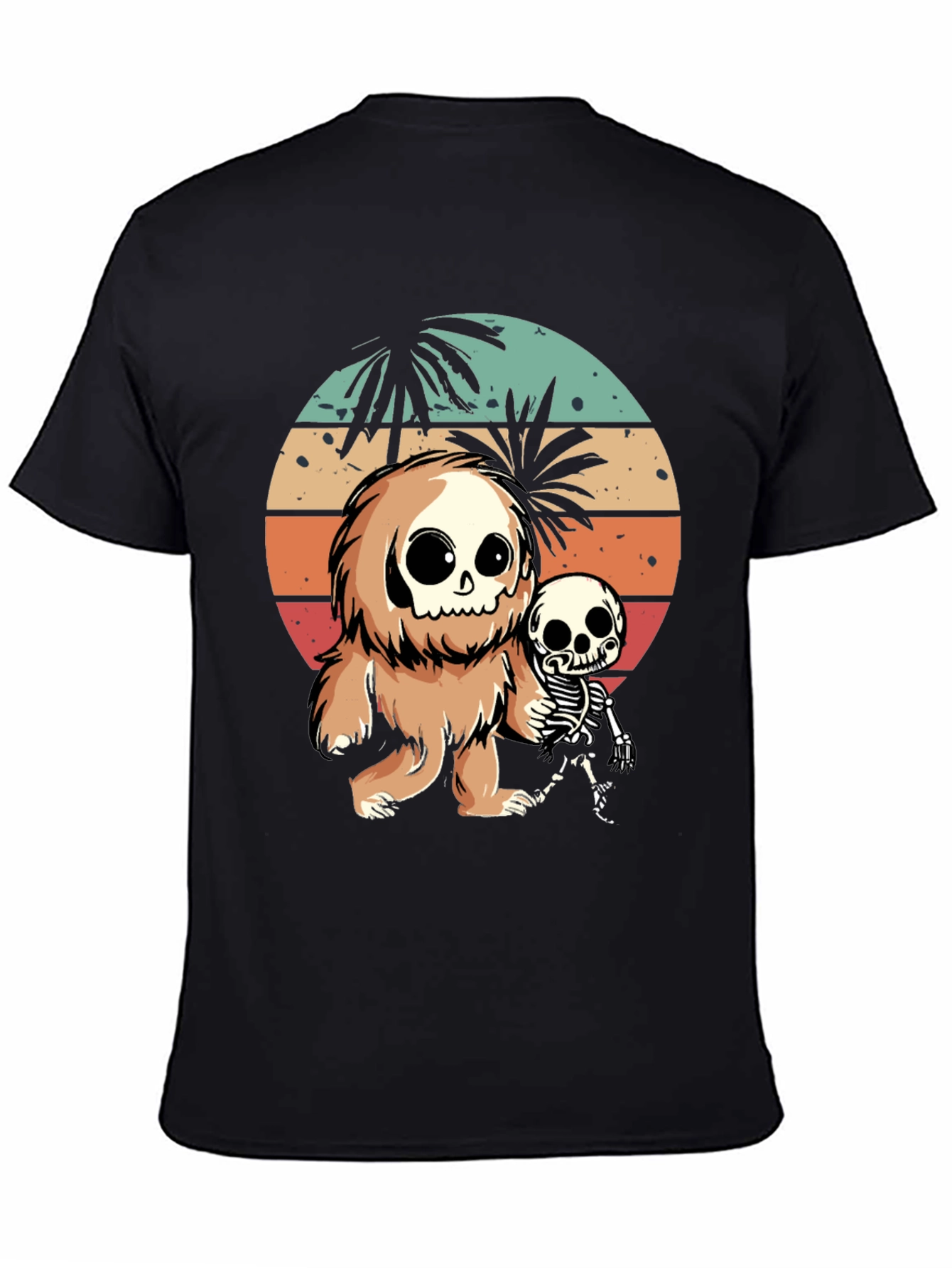 Bigfoot & Skeleton Tee: Beach Vibes