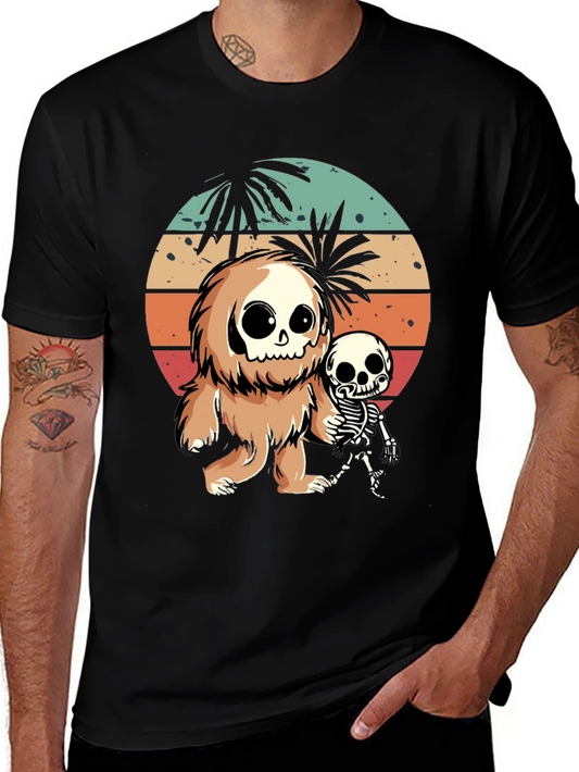 Bigfoot & Skeleton Tee: Beach Vibes