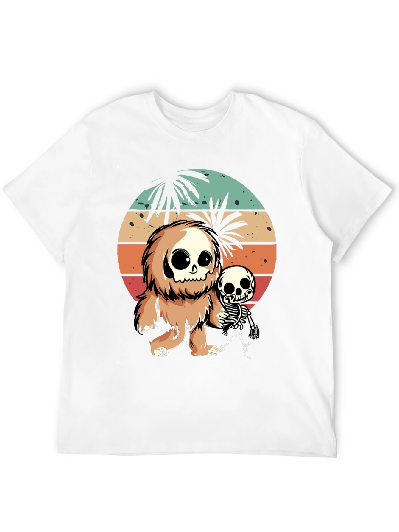Bigfoot & Skeleton Tee: Beach Vibes
