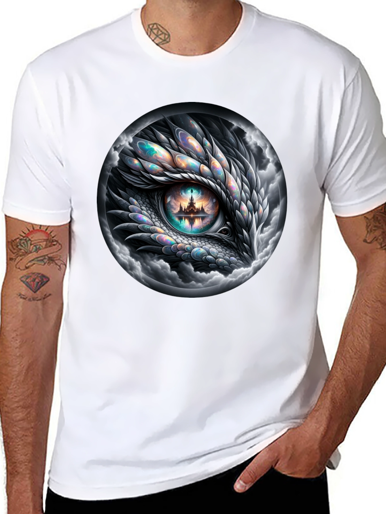 Dragon Eye T-Shirt - Fantasy Graphic Tee