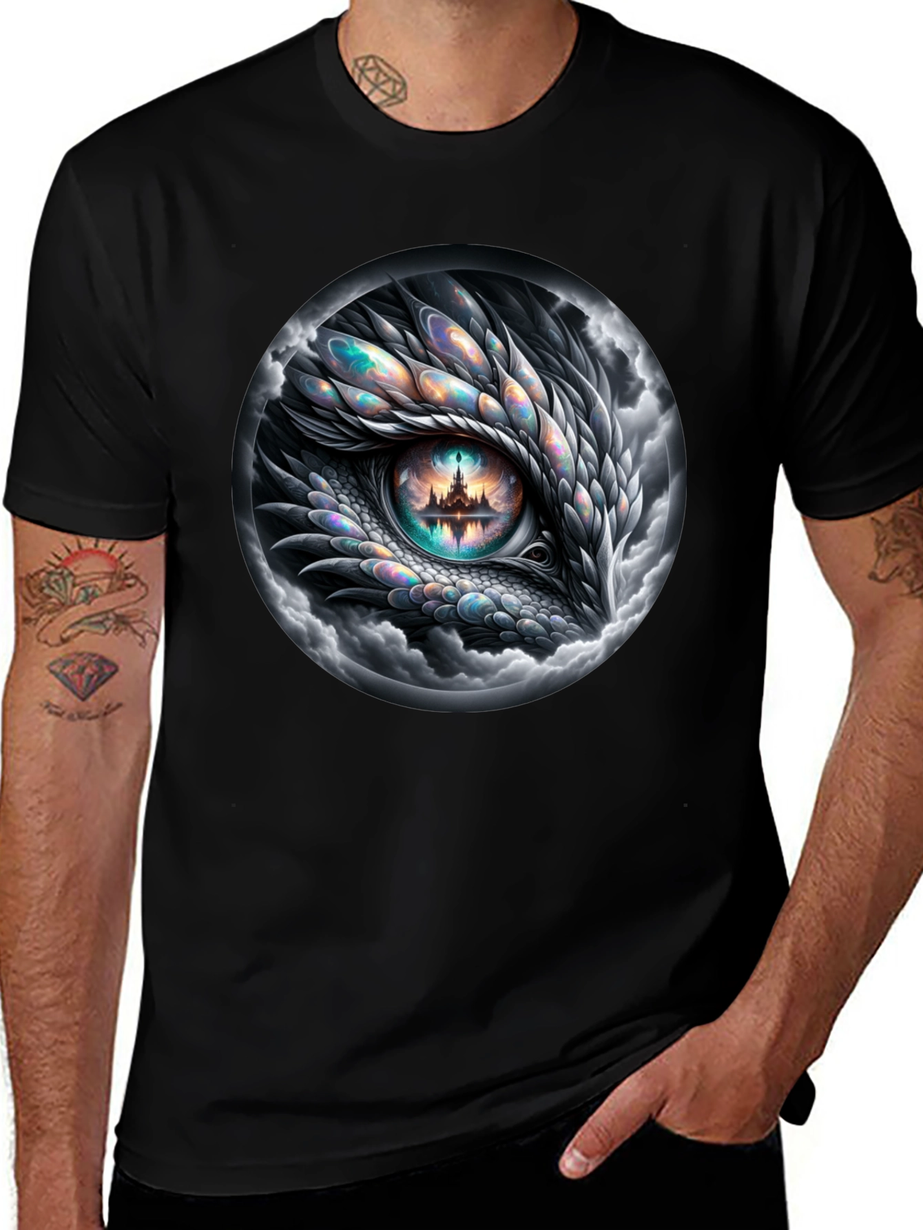 Dragon Eye T-Shirt - Fantasy Graphic Tee