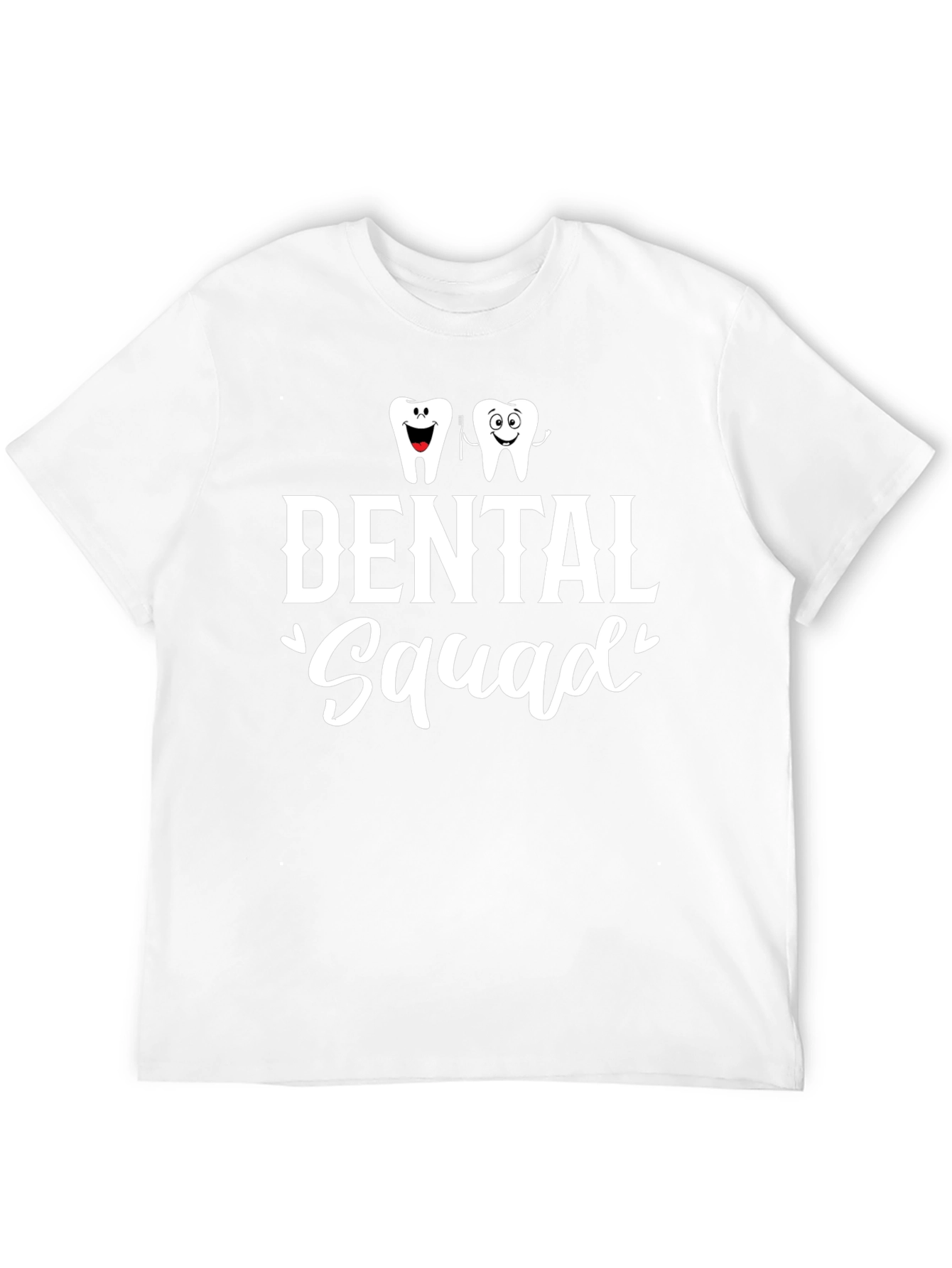 Dental Squad Graphic Tee - Black Cotton T-Shirt