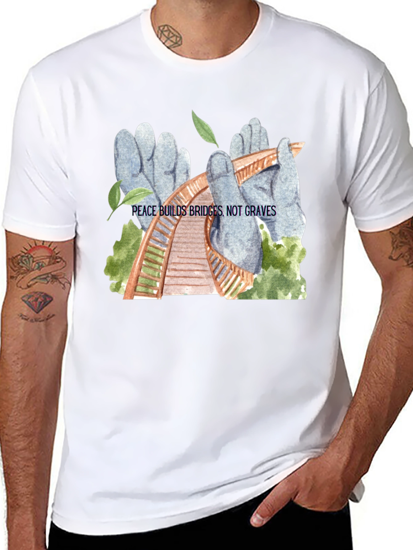 Peace Builds Bridges T-Shirt