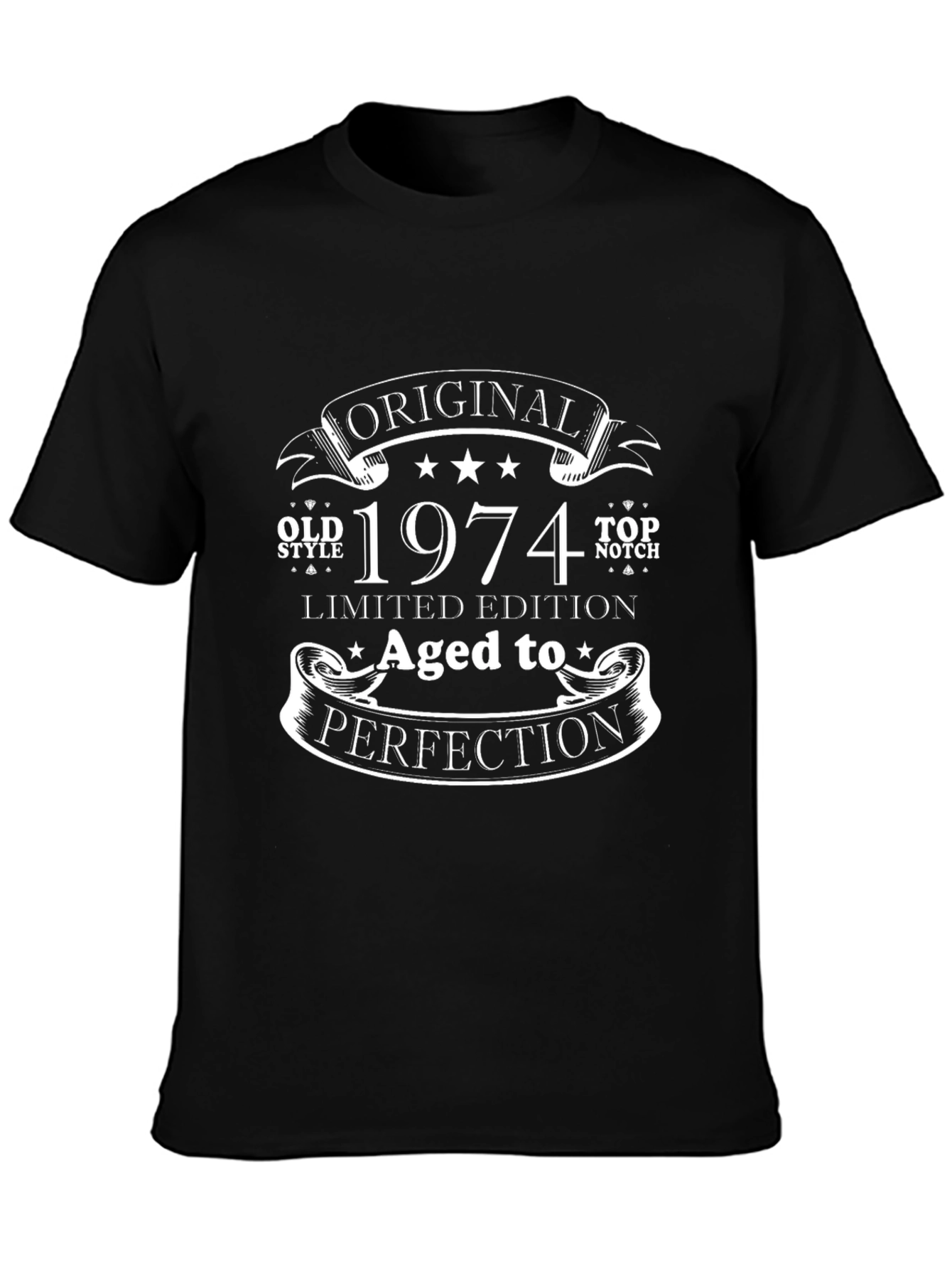 Original 1974 Aged To Perfection Graphic T-Shirt