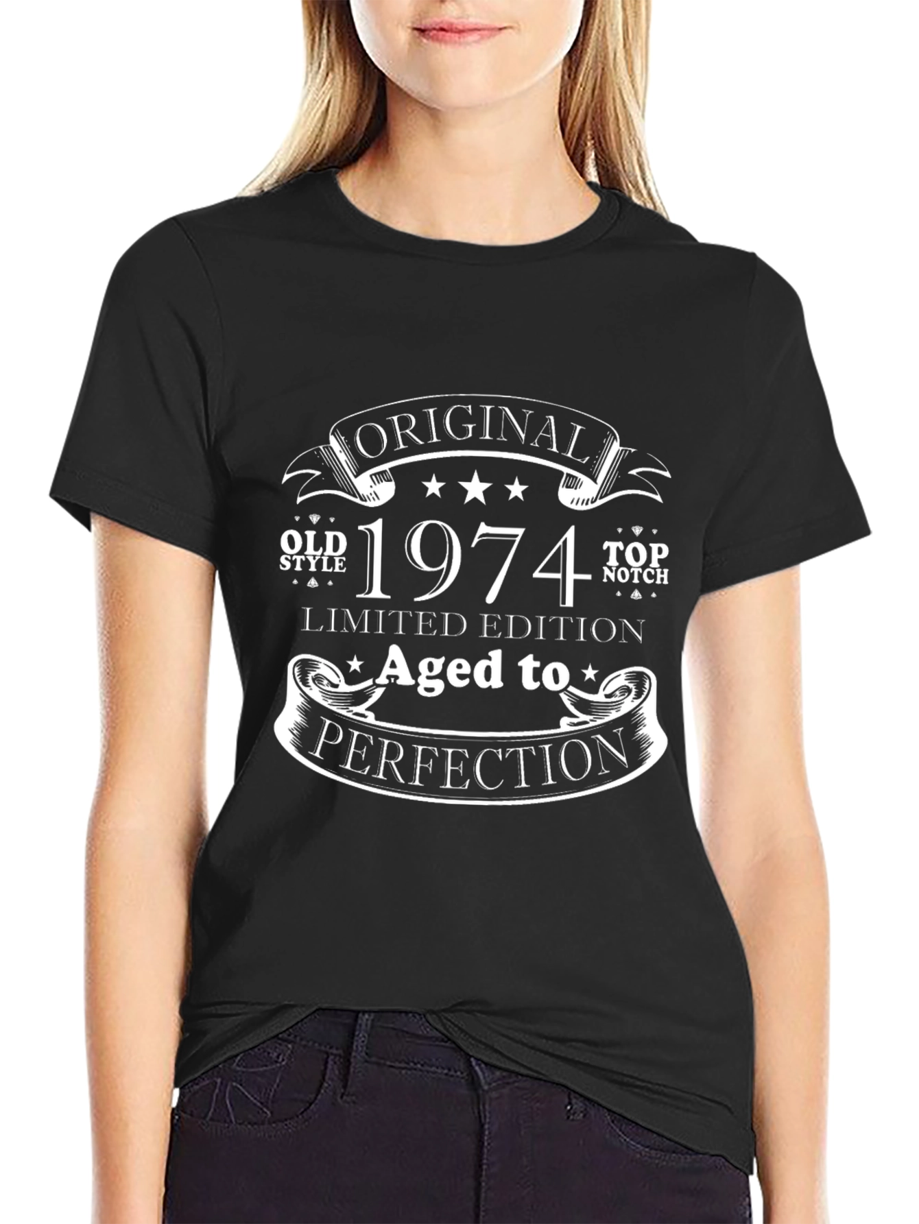 Original 1974 Aged To Perfection Graphic T-Shirt