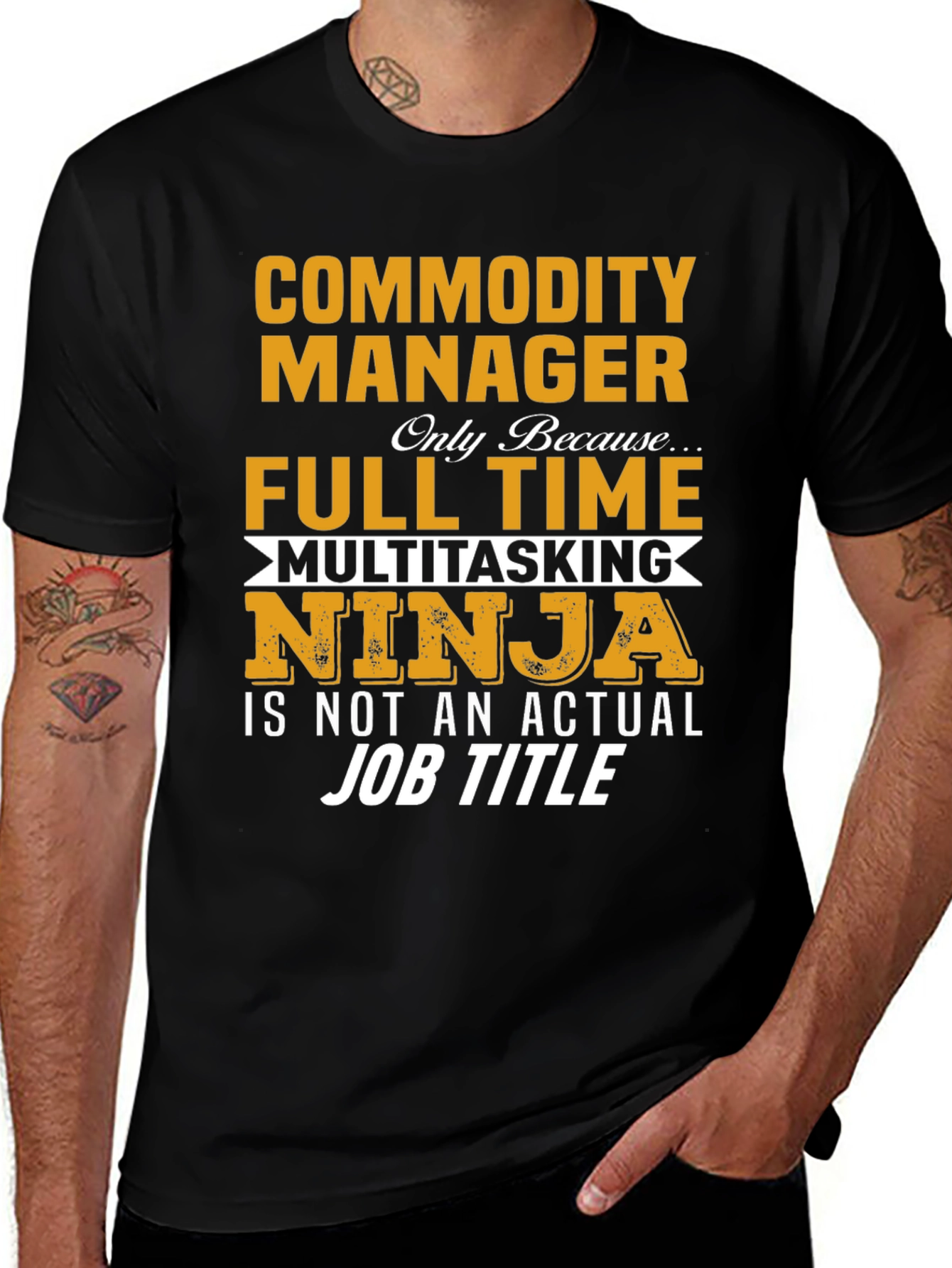 Commodity Manager Multitasking Ninja T-Shirt