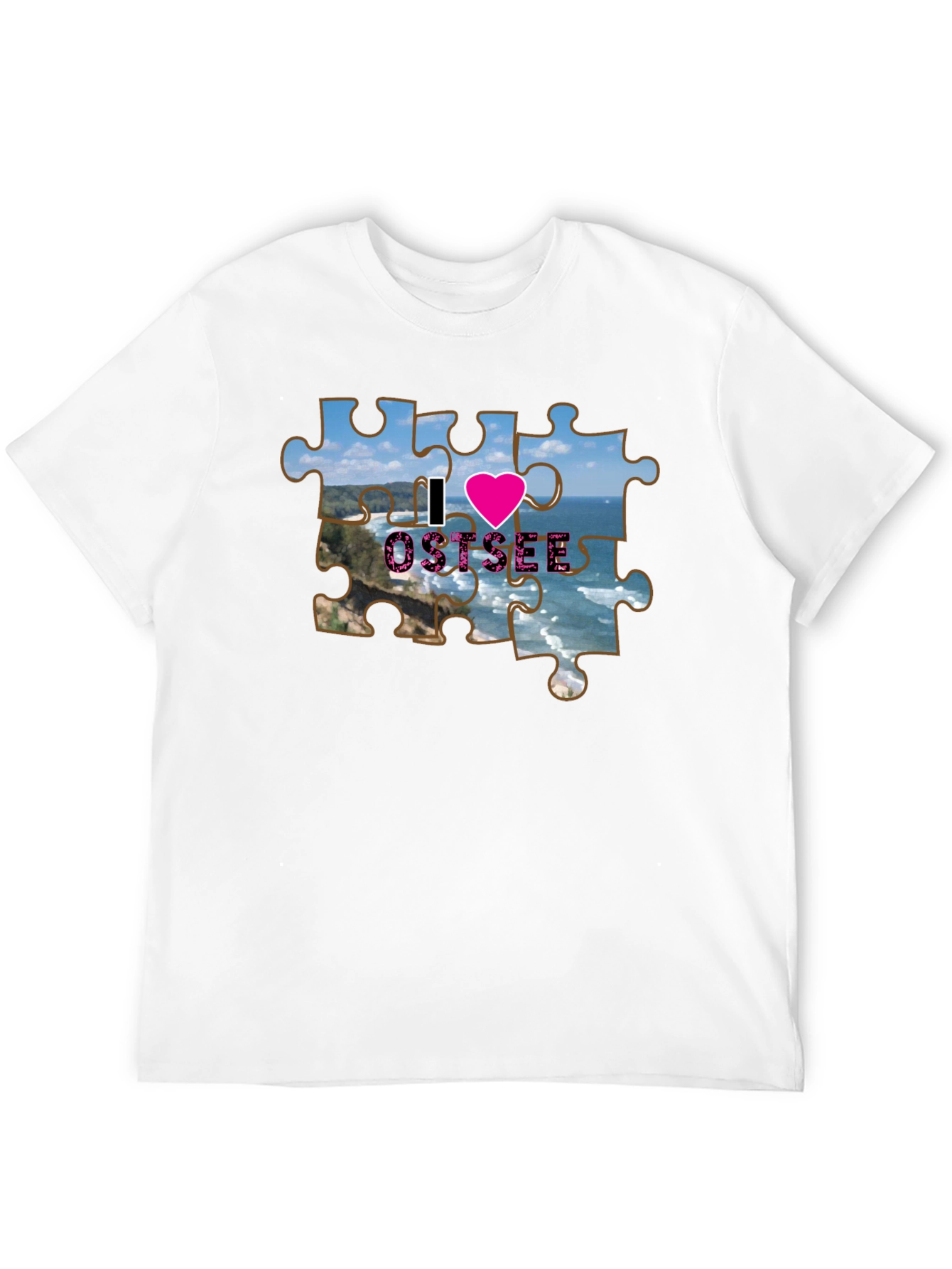 I Love Ostsee Jigsaw Tee