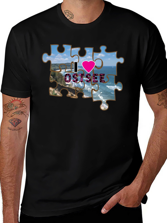 I Love Ostsee Jigsaw Tee