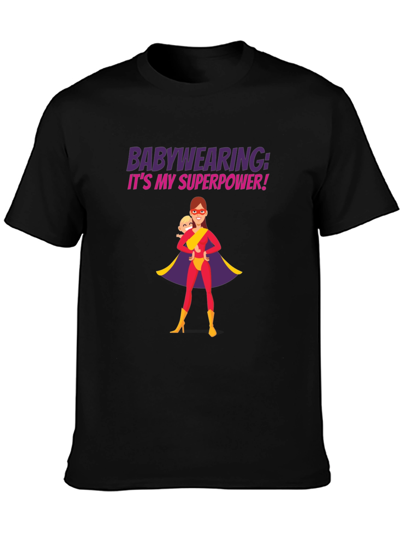 Babywearing Superhero T-Shirt - Superpower Tee!