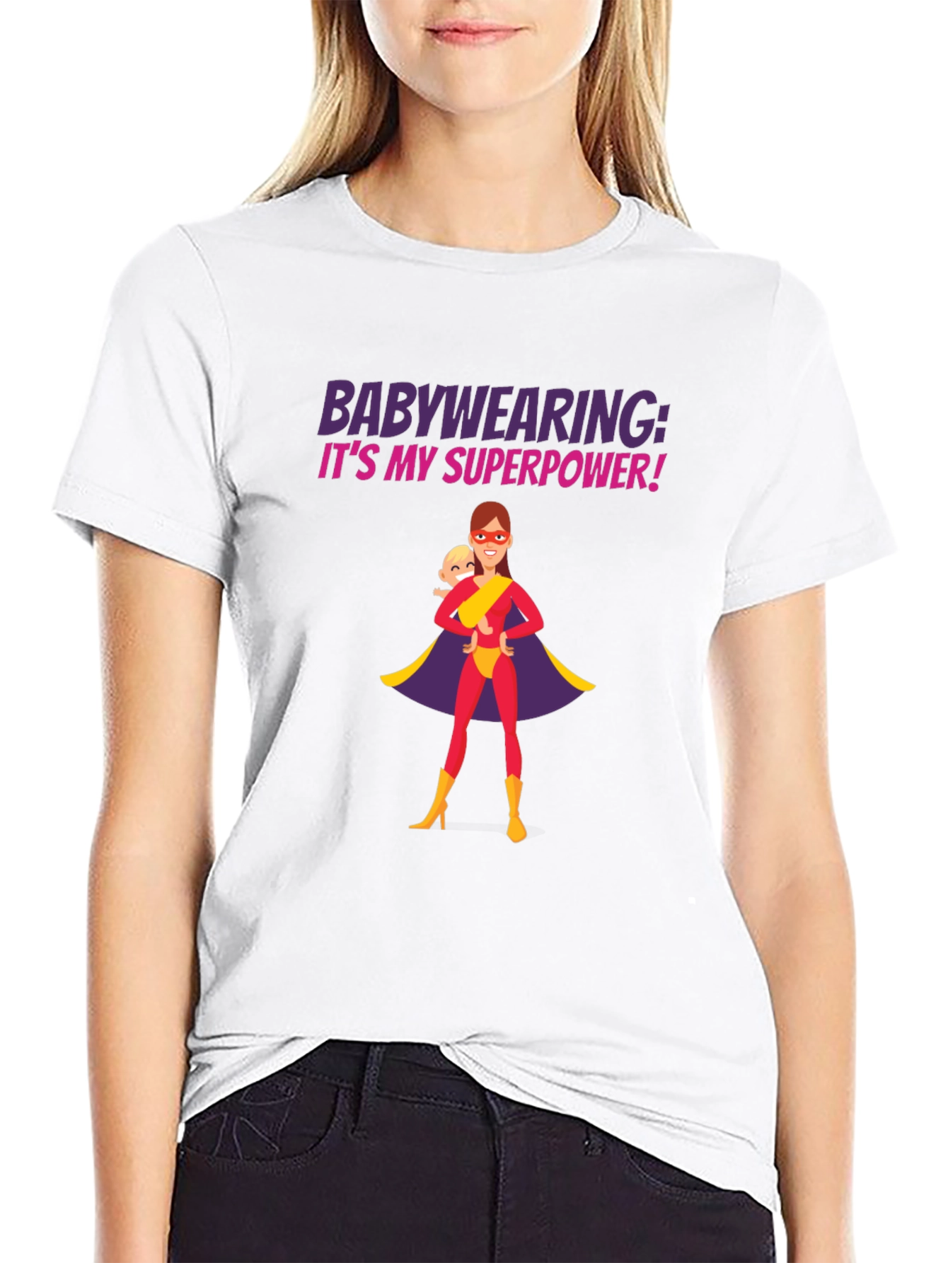 Babywearing Superhero T-Shirt - Superpower Tee!