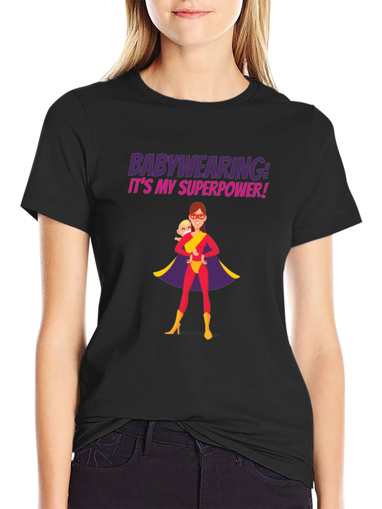 Babywearing Superhero T-Shirt - Superpower Tee!