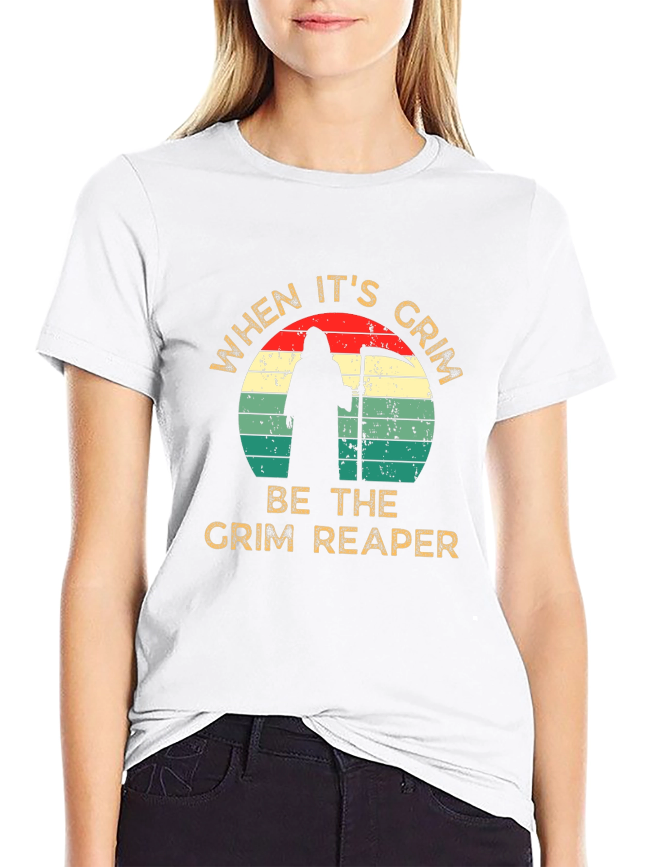 Grim Reaper Graphic Tee - When Its Grim
