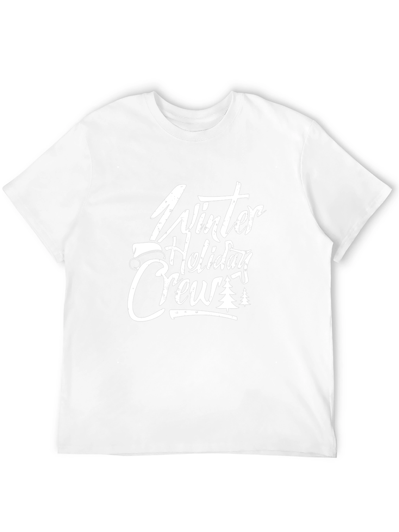 Winter Holiday Crew Black T-Shirt