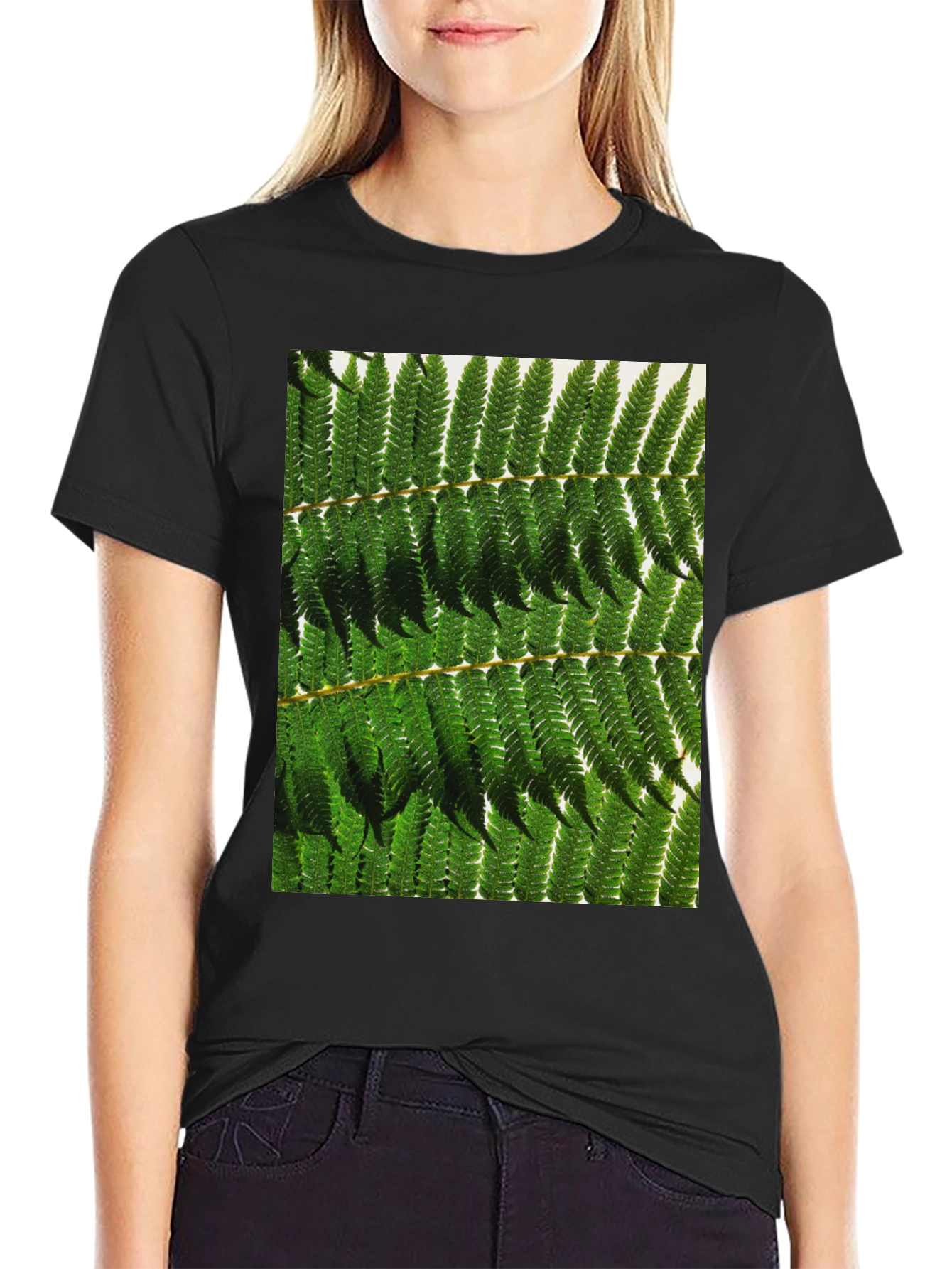 Fern Print Tee - Nature Inspired Design
