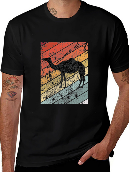 Retro Camel Silhouette T-Shirt