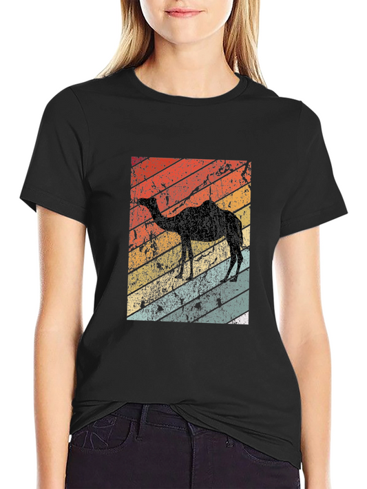 Retro Camel Silhouette T-Shirt