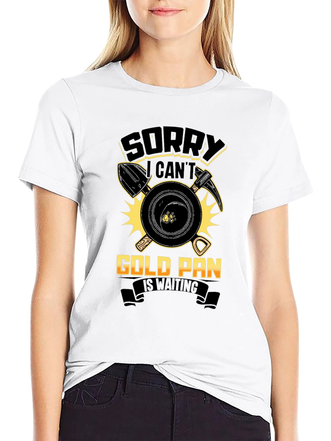 Gold Panning T-Shirt: Sorry Cant Prospecting Apparel