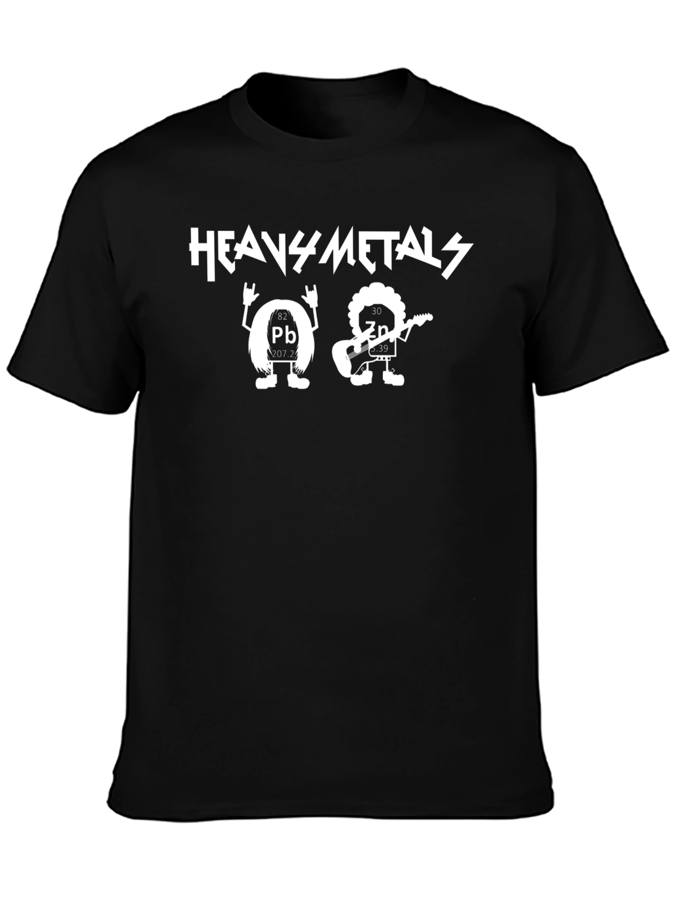 Heavy Metals Rock T-Shirt - Chemistry Pun