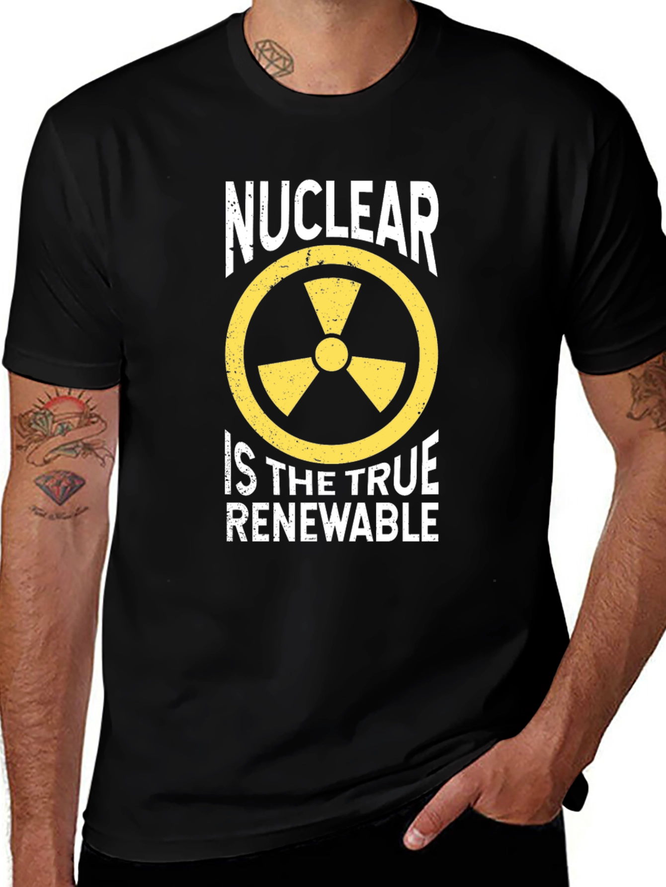 Nuclear Energy T-Shirt - Renewable Energy Statement