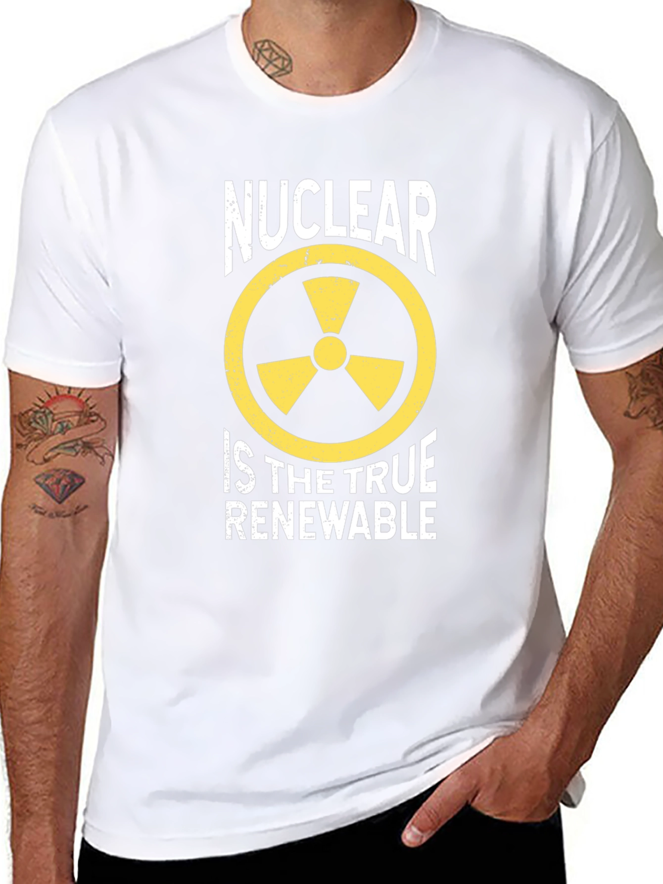 Nuclear Energy T-Shirt - Renewable Energy Statement